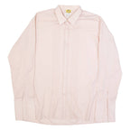 M CLUB Mens Formal Shirt Pink 90s Long Sleeve L