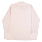 M CLUB Mens Formal Shirt Pink 90s Long Sleeve L