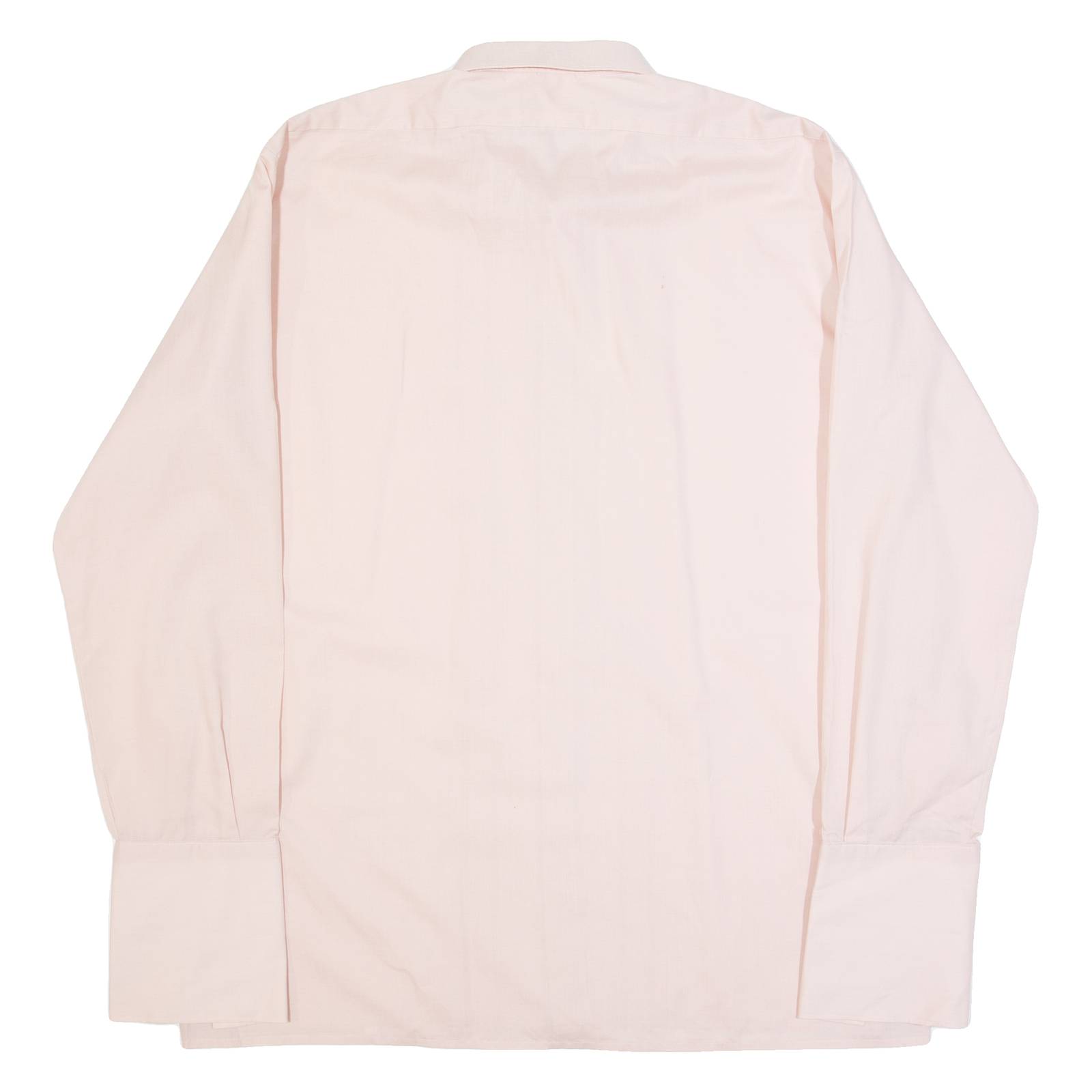 M CLUB Mens Formal Shirt Pink 90s Long Sleeve L