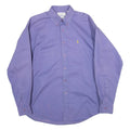 YVES SAINT LAURENT Mens Plain Shirt Purple Long Sleeve M