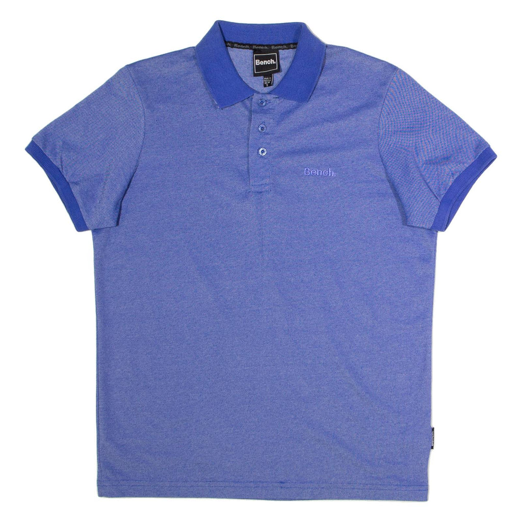 BENCH Mens Polo Shirt Blue S