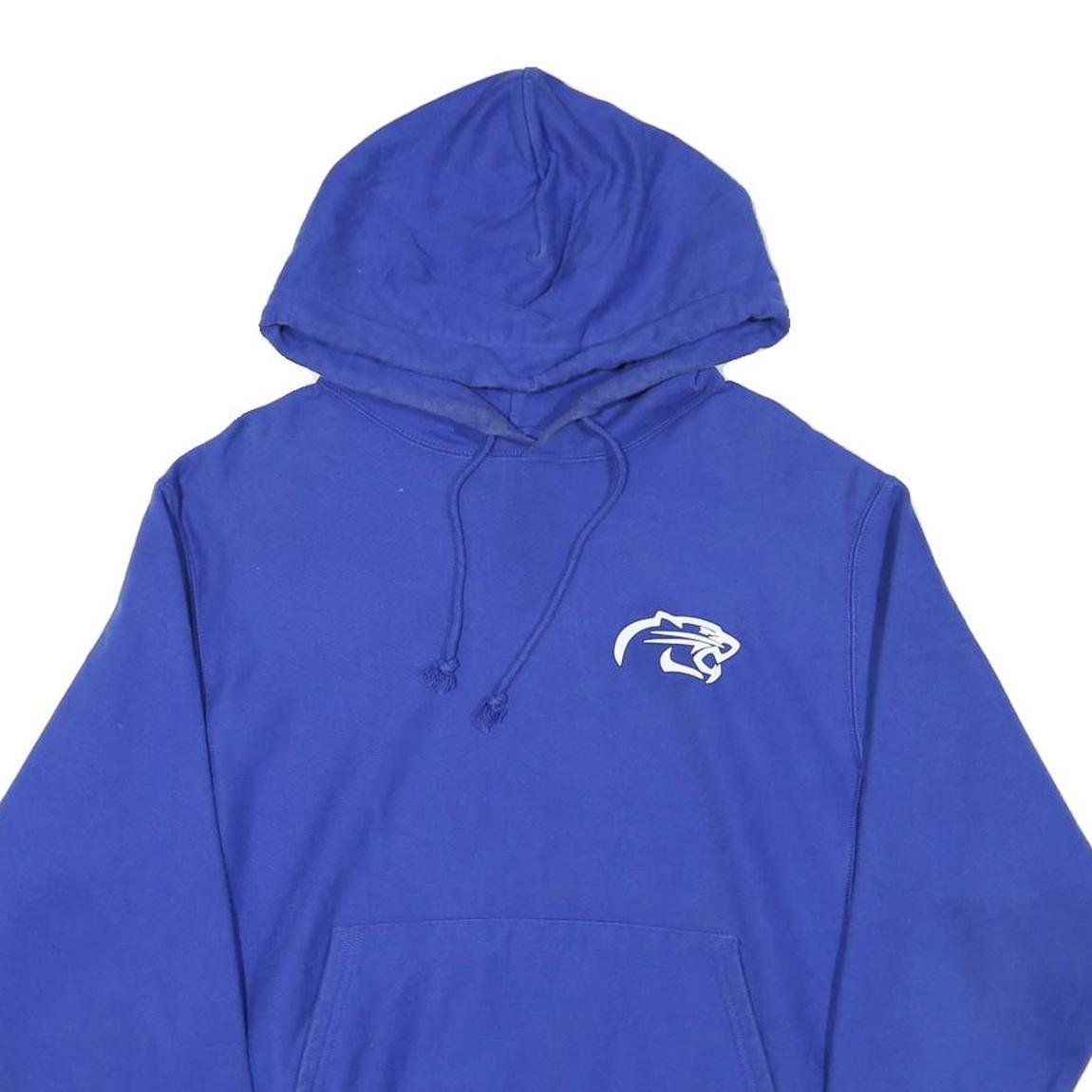 CHAMPION Mens Blue El Dorado Volleyball Pullover Hoodie M