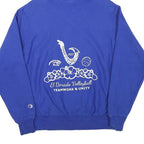CHAMPION Mens Blue El Dorado Volleyball Pullover Hoodie M