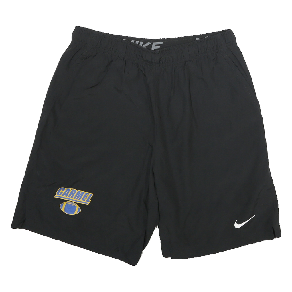 NIKE Mens Black Sports Casual Shorts L W30 Comfortable Polyester Athletic