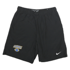 NIKE Mens Black Sports Casual Shorts L W30 Comfortable Polyester Athletic