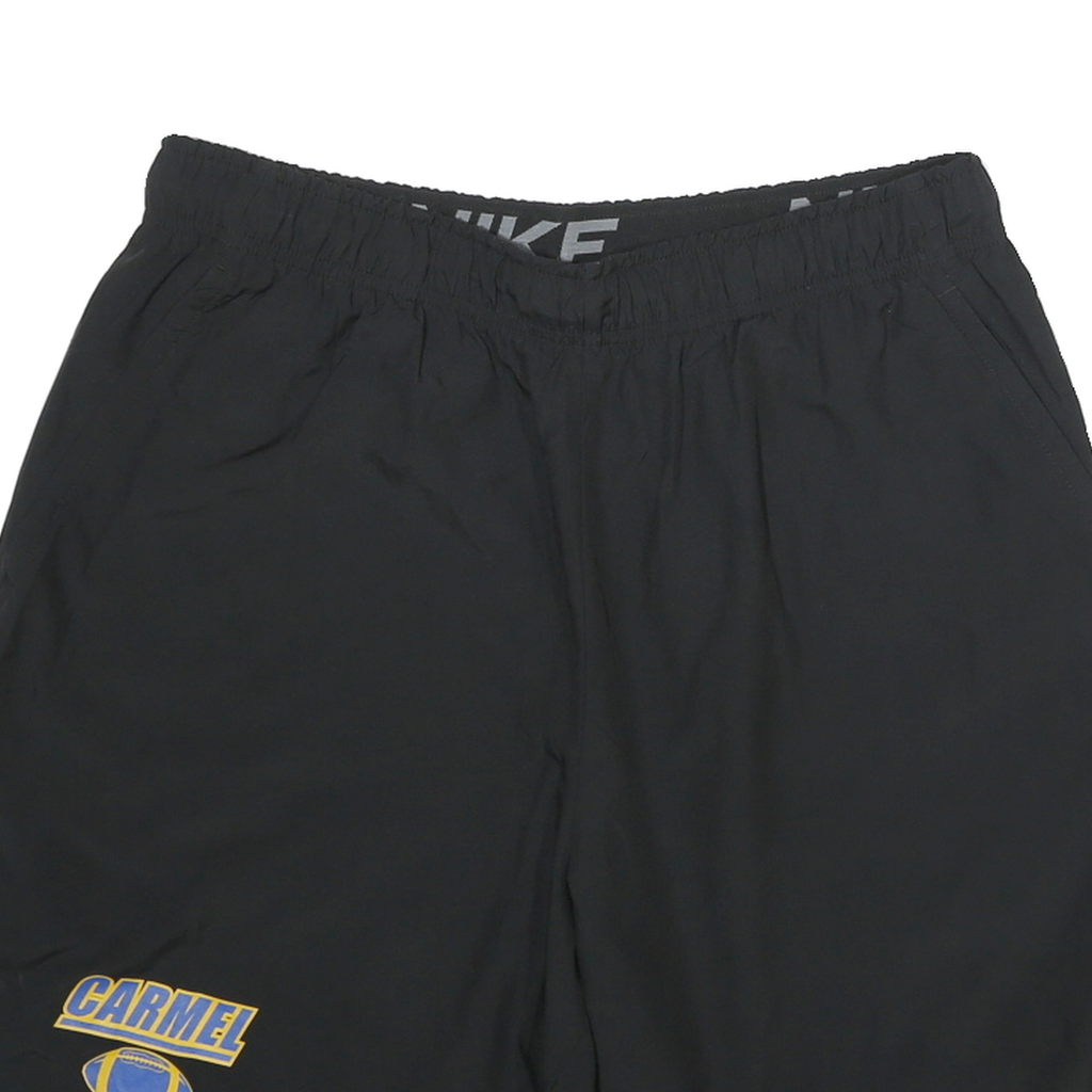NIKE Mens Black Sports Casual Shorts L W30 Comfortable Polyester Athletic