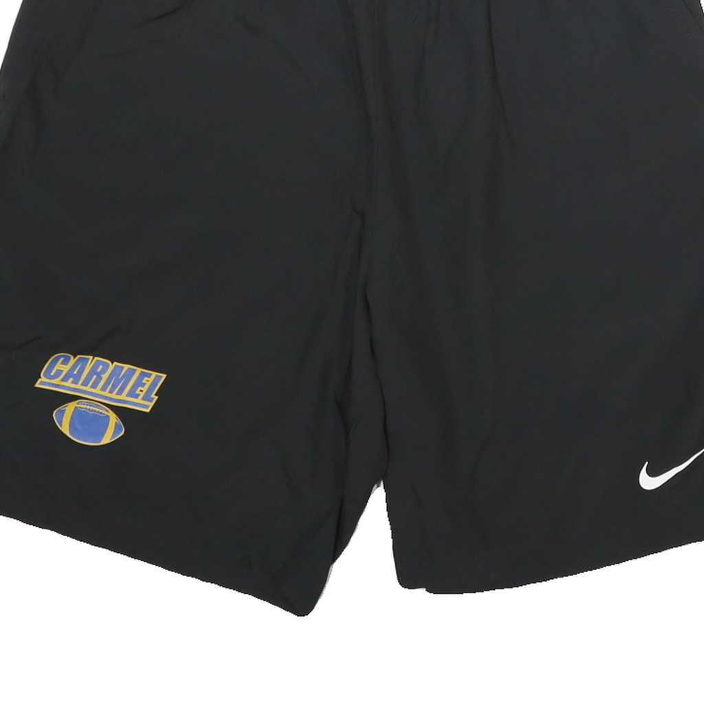 NIKE Mens Black Sports Casual Shorts L W30 Comfortable Polyester Athletic