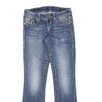 VIGOSS Womens Jeans Blue Slim Straight Denim Medium W28 L31 Stylish Detailed