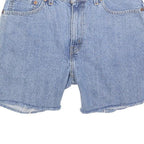 LEVI'S Womens Shorts Blue Casual Denim M W32 Raw Hem Summer