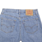 LEVI'S Womens Shorts Blue Casual Denim M W32 Raw Hem Summer