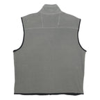 TIMBERLAND Womens Grey Sleeveless Zip Jacket L Polyester Outdoor Casual Vest