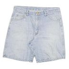 WRANGLER Womens Light Blue Casual Denim Shorts 2XL W36 Classic Fit Cotton Blend