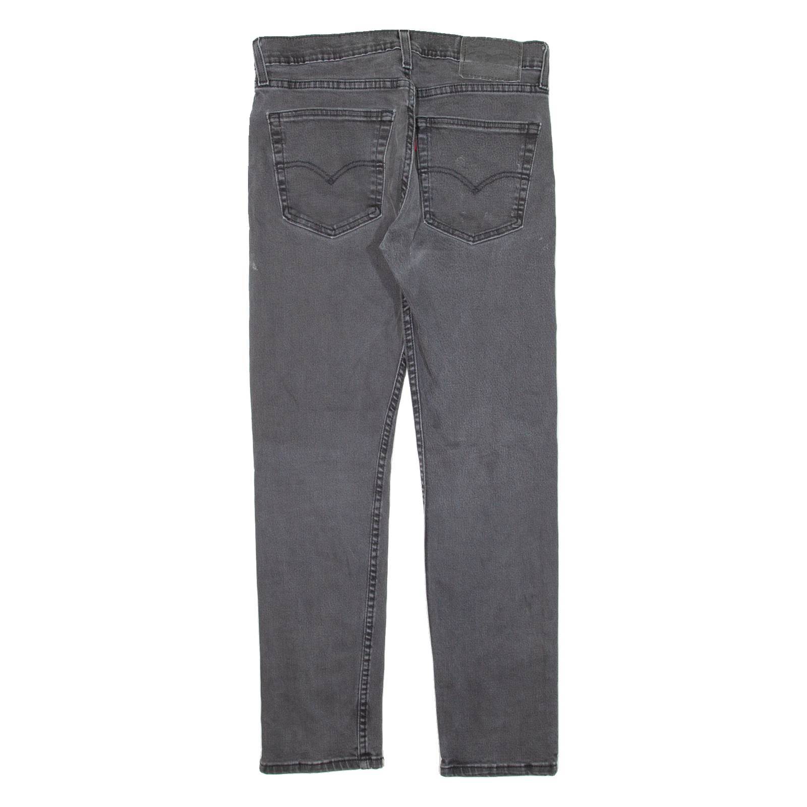 LEVI'S 507 Jeans Mens Black Regular Straight W30 L30