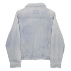 LEVI'S Womens Blue Denim Jacket S Cotton Plain Regular Fit Button Closure