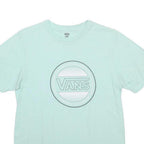 VANS Womens Light Blue Graphic T-Shirt XL Short Sleeve Crew Neck Casual