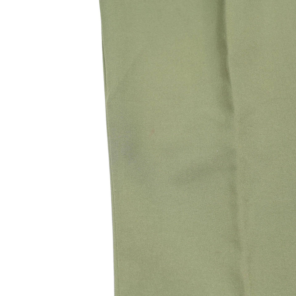DESIGN ESSENTIALS Womens Woven Green Relaxed Trousers W29 L25 Elastic Waist
