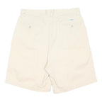 POLO RALPH LAUREN Mens Cream Shorts M W32 Classic Cotton Blend Comfortable