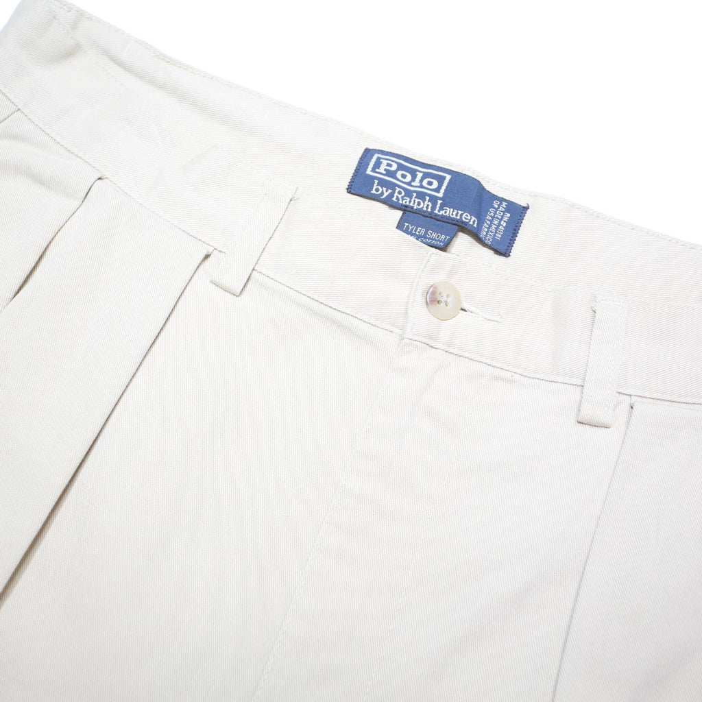 POLO RALPH LAUREN Mens Cream Shorts M W32 Classic Cotton Blend Comfortable