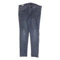LEVI'S Mens Slim Blue Denim Jeans W38 L32 Cotton Blend Zip Classic Casual