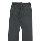 LEVI'S 501 Mens Jeans Black Regular Straight Denim Raw W30 L32 Classic Button