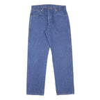 WRANGLER Mens Regular Fit Straight Leg Denim Blue W31 L30 Classic Cotton Zip