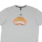 ADIDAS Mens Grey Reese's Senior Bowl Graphic T-Shirt XL Short Sleeve Crew Neck