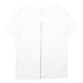 ESCADA SPORT Womens White V-Neck Short Sleeve T-Shirt XS Cotton Blend