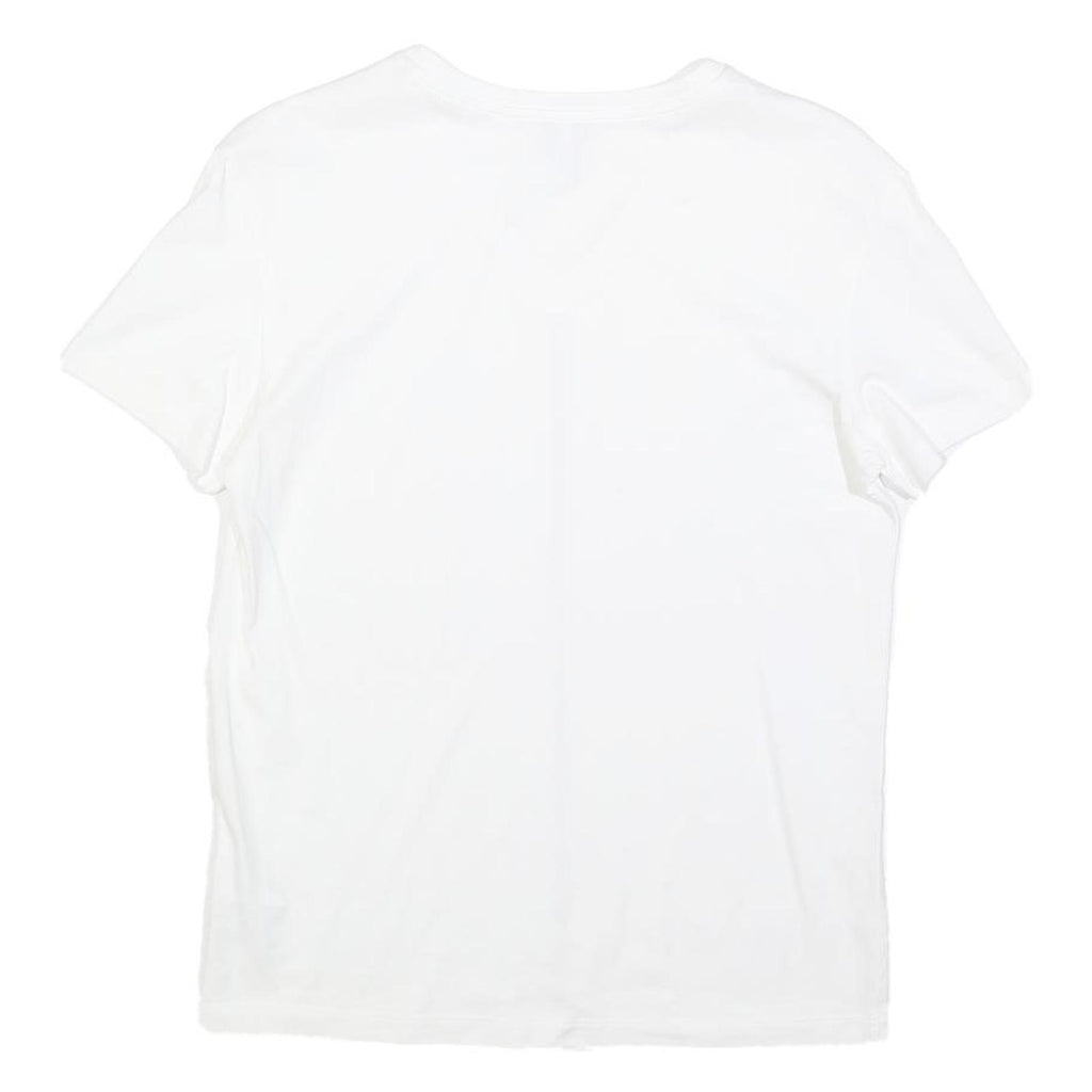 ESCADA SPORT Womens White V-Neck Short Sleeve T-Shirt XS Cotton Blend