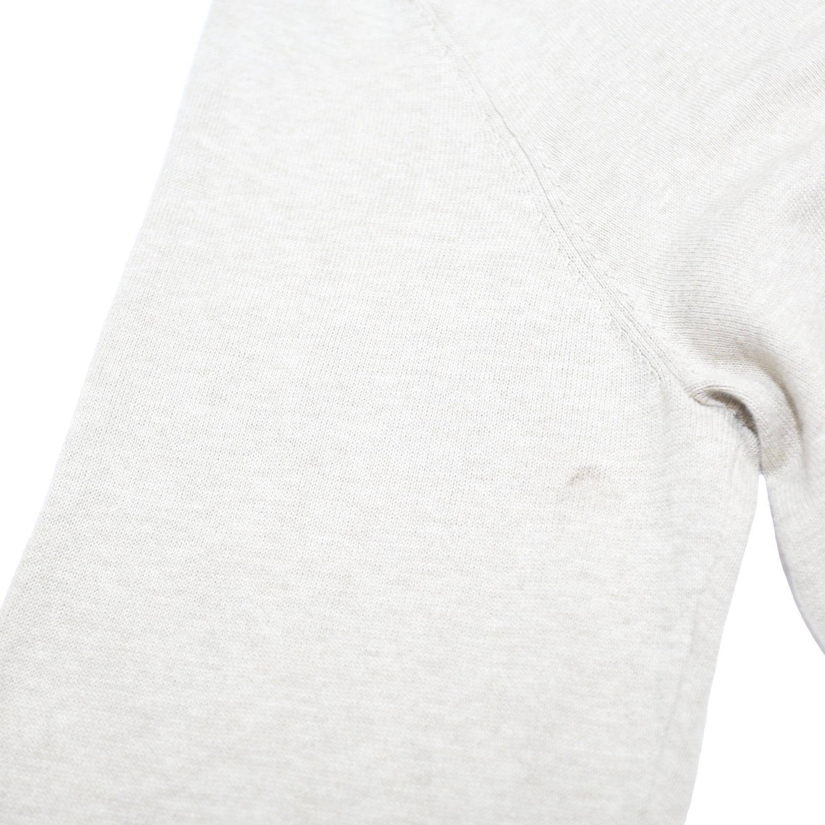 TOMMY HILFIGER Mens Beige Jumper Plain V-Neck Basic Knit XL Cotton Casual