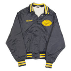 DON ALLESON Mens Varsity Jacket Black 90s S