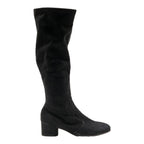 ECCO High Boots Black Leather Womens UK 5