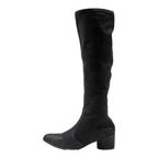 ECCO High Boots Black Leather Womens UK 5