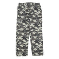 Womens Camouflage Cotton Blend Relaxed Drawstring Trousers W30 L26 Casual Cargo