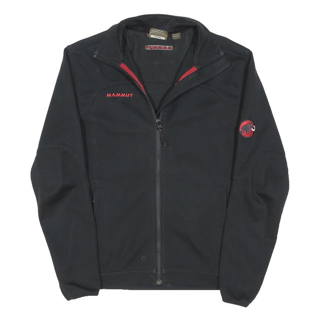 MAMMUT Womens Black Polyester Blend Jacket S Activewear Zip Outdoor Lightweight