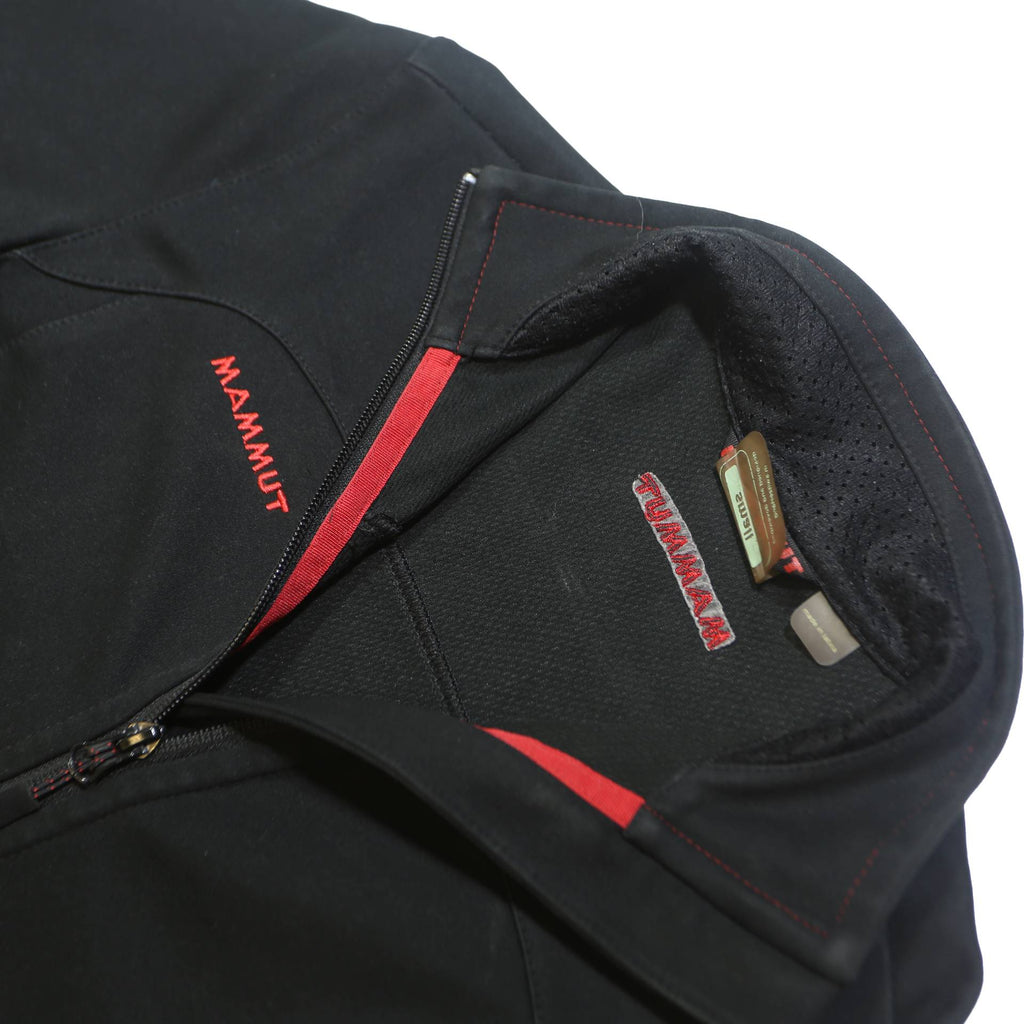 MAMMUT Womens Black Polyester Blend Jacket S Activewear Zip Outdoor Lightweight
