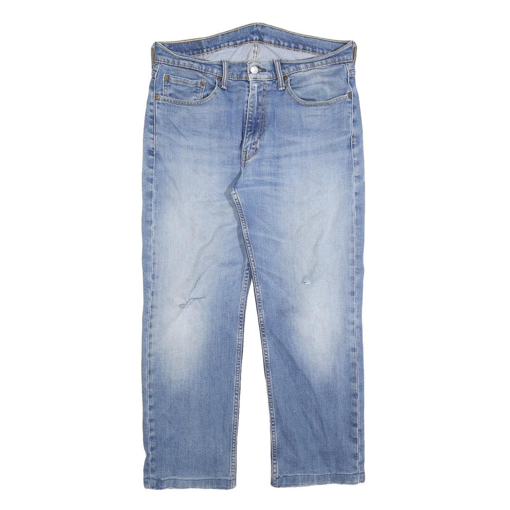 LEVI'S 514 Classic Mens Jeans Blue Classic Straight Denim Medium W33 L26 Zip Zip