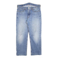 LEVI'S 514 Classic Mens Jeans Blue Classic Straight Denim Medium W33 L26 Zip Zip