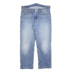 LEVI'S 514 Classic Mens Jeans Blue Classic Straight Denim Medium W33 L26 Zip Zip