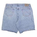 WRANGLER Mens Denim Blue Casual Shorts XL W38 Light Wash Classic Fit