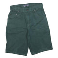 CREATION FANTASTICA Mens Shorts Green Casual Cotton Blend M W32 Relaxed Fit