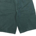 CREATION FANTASTICA Mens Shorts Green Casual Cotton Blend M W32 Relaxed Fit