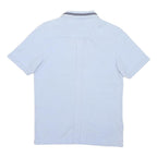 FRED PERRY Mens Blue Polo Shirt M Cotton Short Sleeve Pocket Classic
