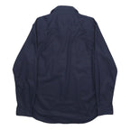 CARHARTT Mens Blue Work Shirt M Power Bully Cotton Blend Durable