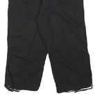 GASOLINE Womens Shorts Black Casual XL W34 Cotton Blend Zip Pocket