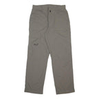 JACK WOLFSKIN Mens Synthetic Beige Regular Fit Straight Leg Trousers W29 L29