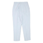 LAVISH ALICE Womens Slim White Trousers W27 L26 Stylish Zip Closure