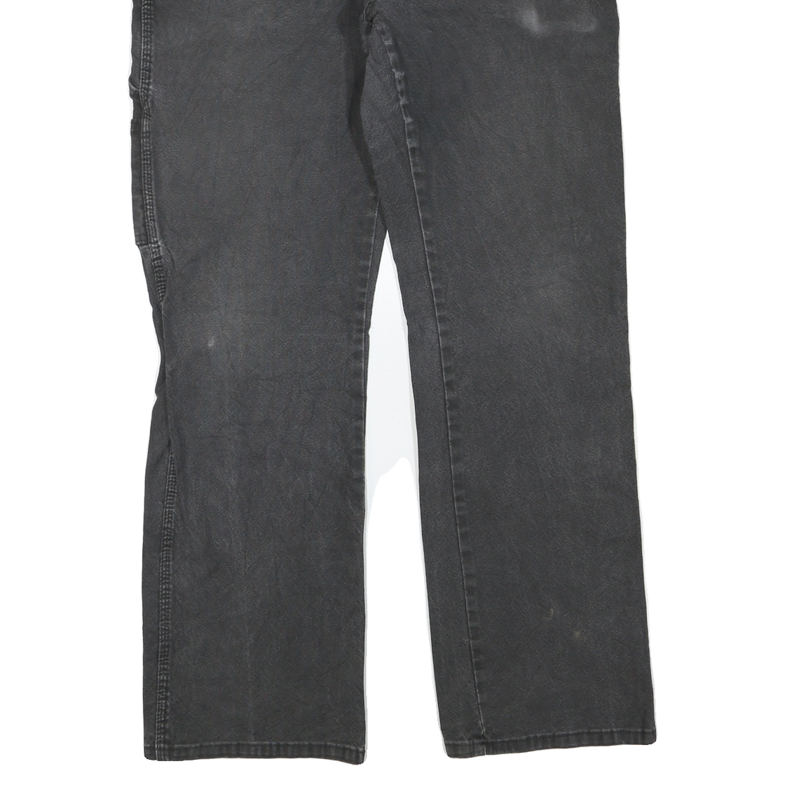 DICKIES Mens Regular Fit Black Denim Jeans W36 L32 Durable Workwear Pants