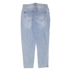 Womens Slim Light Blue Denim Jeans Cotton Blend Zip W28 L24 Stylish Casual Wear