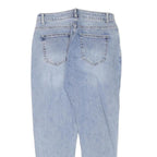 Womens Slim Light Blue Denim Jeans Cotton Blend Zip W28 L24 Stylish Casual Wear