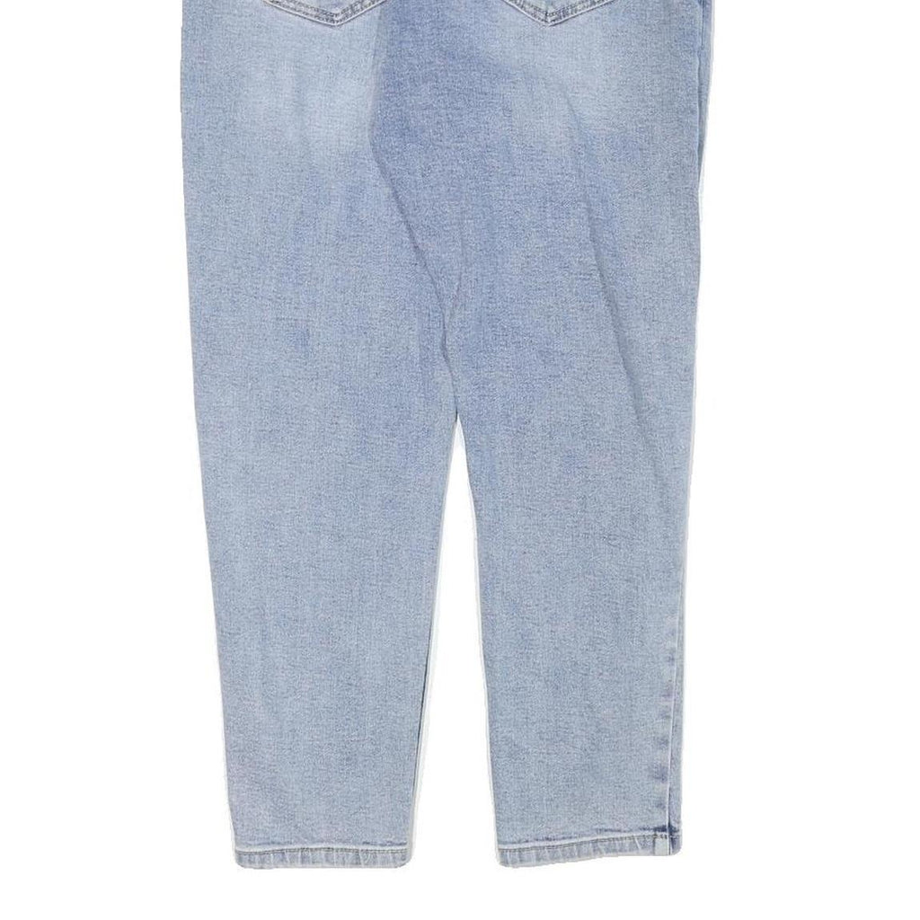 Womens Slim Light Blue Denim Jeans Cotton Blend Zip W28 L24 Stylish Casual Wear